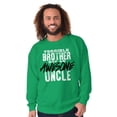 thumbnail image 4 of Terrible Brother Awesome Uncle Men's Big & Tall Crewneck Sweatshirt Brisco Brands 2X, 4 of 5