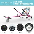 thumbnail image 5 of HOVERMAX Hoverboard Go Kart, Seat Attachment with Adjustable Frame Length for 6.5" 8" 10" Suitable for Kids and Adults, Combo Pink, 5 of 7