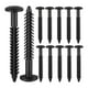 thumbnail image 2 of Tornillo de fijación para tablero de ventana de persiana Juego de clavos Clavos para panel de persiana Persianas 12 piezas, 2 of 9
