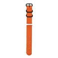 thumbnail image 1 of Generic Durable Nylon Watch Strap - 18mm Width, Orange, Universal Fit for Various Watches, 1 of 4