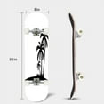 thumbnail image 2 of Skateboards Palm trees icons Maple Double Kick Standard Skateboard Pro Complete Outdoor for Beginners Adult Gift 31"x8", 2 of 4