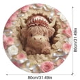 thumbnail image 3 of zhangmingg Valentine's Day Themed Soft Area Rug Play Mat Featuring Adorable Cow Design for Kids Nursery and Bedroom, 3 of 8