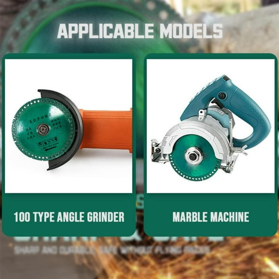 Indestructible Disc 2.0 Cut Everything in Seconds 2024 New Composite Multifunctional Cutting Saw Cutting Upgrade 4 Inch Indestructible Disc for Angle Grinder 7/8 In, Dusknt Clearance!