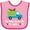 Pink and Fuchsia, variant on Inktastic Nana Loves Me Grandson Boys Boys Baby Bib