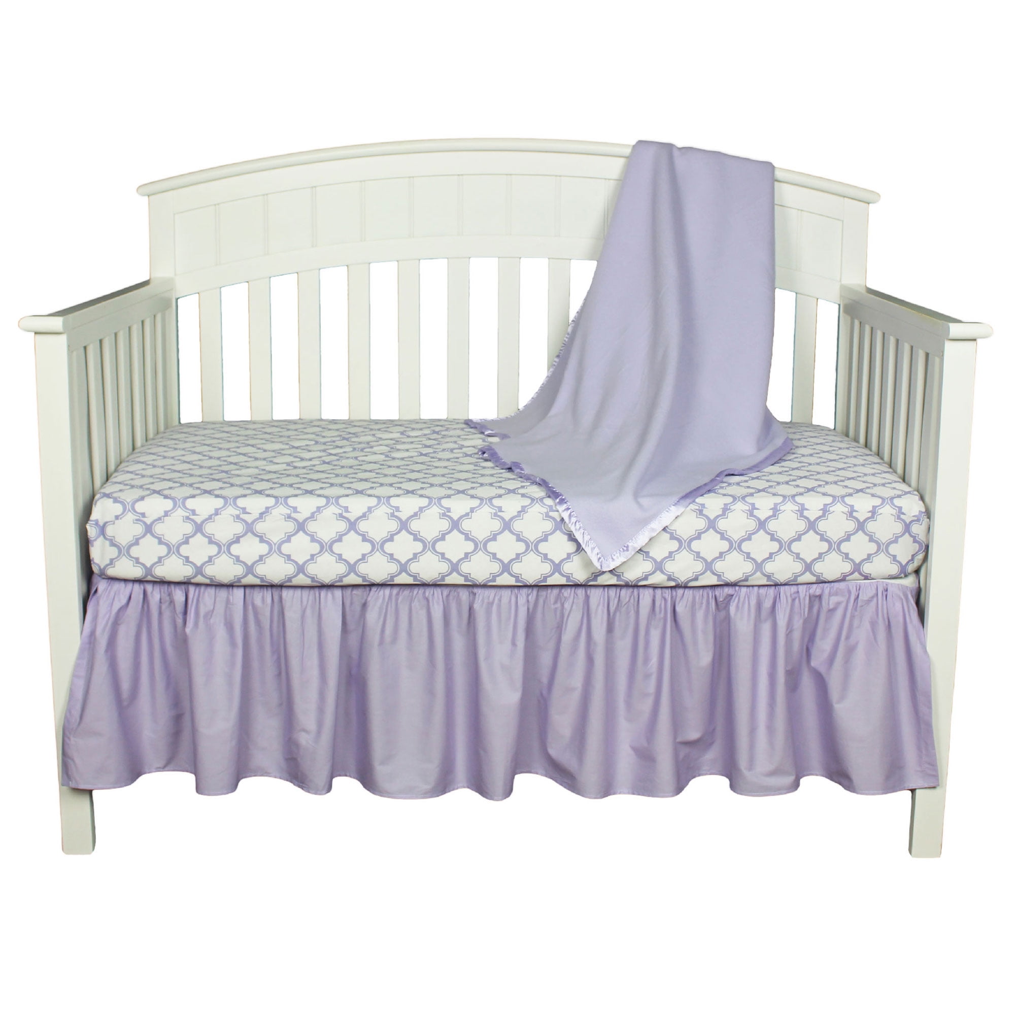 American Baby Company Crib Bedding Set Lavender Moroccan Ogee 3 American Baby Company Crib Bedding Set Lavender Moroccan Ogee 3 Piece With Fleece Blanket Com