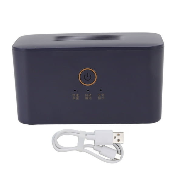 5V 2W Zapatero Desodorante Purificador de Aire Zapatero Desodorante Máquina para Hogar Hotel Azul Oscuro 1800mAh