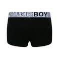 thumbnail image 6 of khonts,Men's Pouch Boxer Brief Letter Printed Side Slit Breathable Underwear Elastic Waistband Soft Underpants Black S, 6 of 6