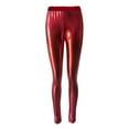 thumbnail image 4 of Intimates Women's Pure Color Stretch Slim Interest Bright Leather Leggings, 4 of 6