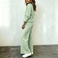 thumbnail image 5 of Mifsaly Track Suits 2 Piece Set for Women Zip Up Sweatshirts Jacket and Wide Leg Pants Fall Winter Daily Going Out Workout Lounge Matching Outfits, 5 of 5