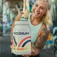 thumbnail image 6 of Podium Nutrition, Whey Protein Powder, Mint Chocolate Chip, 25 Servings, 25g of Whey Protein Per Serving, Gluten Free, Soy Free, 6 of 8