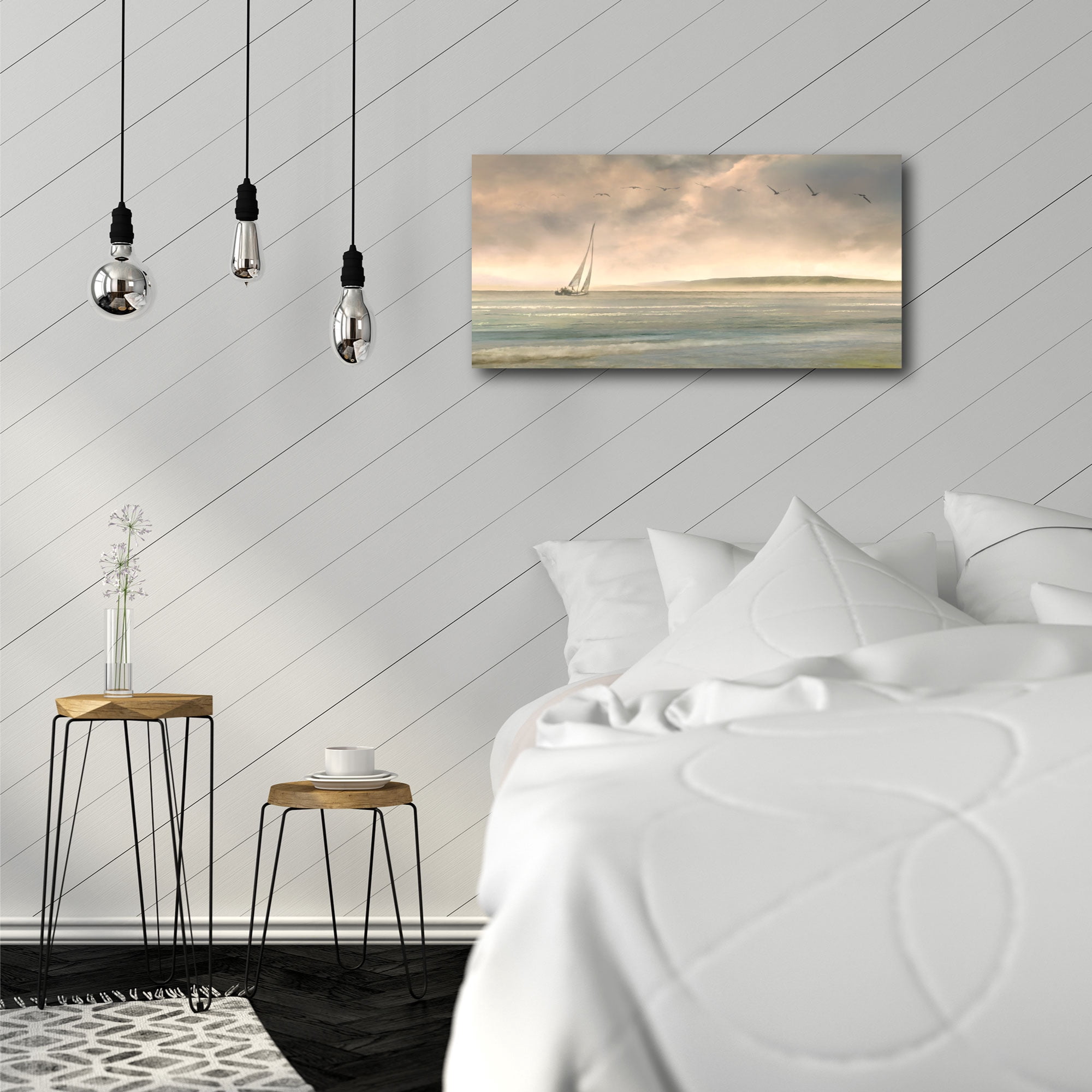 Courtside Market Setting Sail Gallery-Wrapped Canvas Wall Art, 12x24