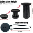 thumbnail image 4 of Portable Retractable Collapsible Stool, BTideas Adjustable Camping Stool for Outdoor Travel,Plastic, 4 of 6