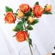 thumbnail image 1 of YSR-010 Rosas Artificiales de 7 Cabezas en Tono Naranja, Decoración Duradera para Interiores y Exteriores, 1 of 6