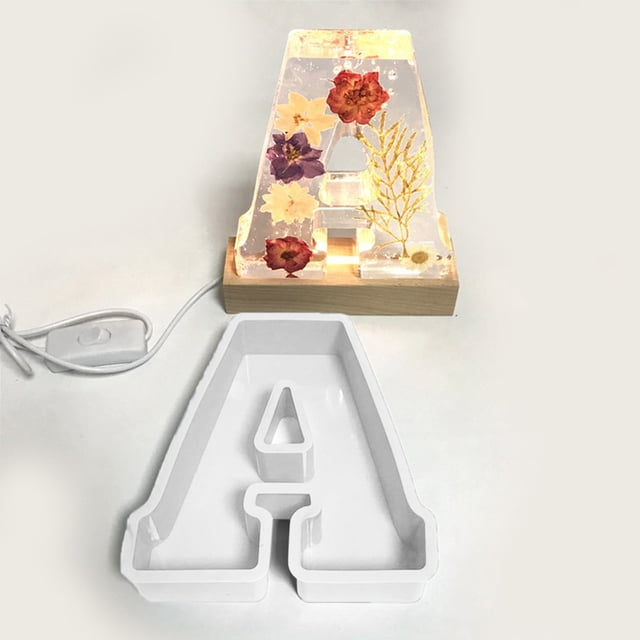 WIFKLSIIPG DIY Alphanumeric Cake M Old 26 English Alphanumeric Cake Silicone M Old
