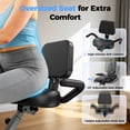 thumbnail image 5 of UPGO 5 IN 1 Folding Exercise Bike with 6.6 LBS Flywheel & 16 Levels of Resistance, 330LB Weight Capacity Indoor Workout Cycling Bike for Home Gym, 5 of 12