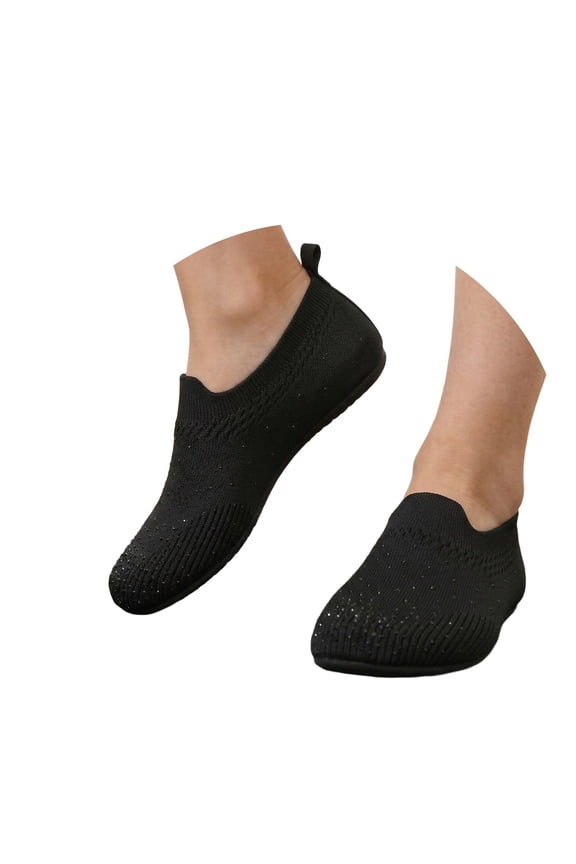 Women's Slip-On Sneakers for Yoga, Breathable Home Gym Fitness Training Walking Shoes