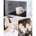 thumbnail image 6 of Famiware 14oz Stoneware Coffee Mug, Service for 4, White, 6 of 7