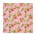thumbnail image 6 of Wukai Strawberry Floral Waterproof Tablecloth for Kitchen Dining, Fits Square Tables for 2-4 Seats -60"x60", 6 of 7