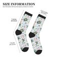thumbnail image 3 of KLL Turtle and Sea Life Print Cool Socks Men's Women's Crew Socks Funny Crazy Novelty Stockings, 3 of 7