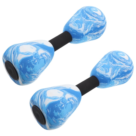 HONITANO 2pcs Pool Weights Dumbbells For Training Sky-blue EVA Foam For Water Aerobics And Fitness