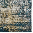 thumbnail image 6 of RUGSOTIC CARPETS MACHINE MADE HEATSET POLYPROPYLENE AREA RUGS - 9'x12', Rectangle Shape, Beige Blue Color, Floral Modern Design, High Pile Machine Made Area Rugs for Living Room, Bed Room (M00006), 6 of 7
