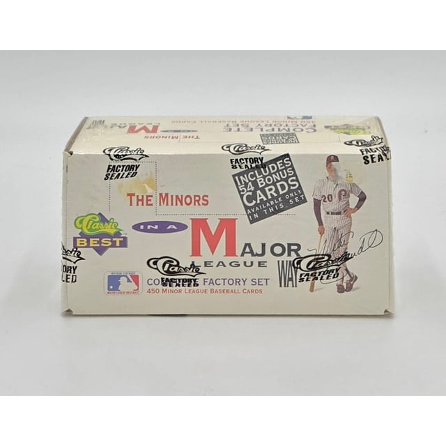 1991 Classic Best Minor League Baseball Card Complete Factory Sealed Set (450 Cards)