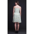 thumbnail image 3 of Bimba Floral Printed Spaghetti Strap Summer Sun Dress Holiday Beach Party Dress-X-Small, 3 of 5