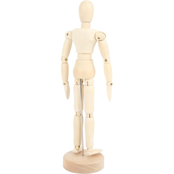 8in Maniquí de Madera para Dibujo, 14 Articulaciones Giratorias Maniquí Figura Arte Dibujo Figura Modelo para la Decoración del Hogar, Suministros de Arte