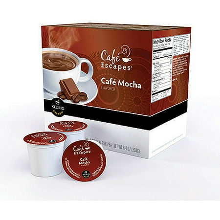 Keurig K-Cups, Cafe Escape Mocha Coffee, 16ct