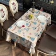 thumbnail image 2 of Beige Princess Unicorn Pattern Rectangle Tablecloth 60"x120",Waterproof Polyester Rectangle Table Cloth, Wipeable Spillproof Polyester Tablecloth for Dining, Camping, Indoor and Outdoor, 2 of 6