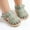 X-350Green, variant on YMNXA Kids Toddler Girls Sandals Soft Sole Non Slip Closed Toe Floral Embroidery Fashion Comfortable Breathable Walking Shoes For Daily Wear,Beige,6-12 Months