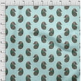 thumbnail image 3 of oneOone Georgette Viscose Fabric Paisley Block Print Sewing Fabric BTY 42 Inch Wide, 3 of 4