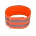 thumbnail image 7 of 4pcs Reflective Bands for Arm Reflective Armbands High Visibility Night Cycling Riding Reflector Tape Straps Orange, 7 of 7