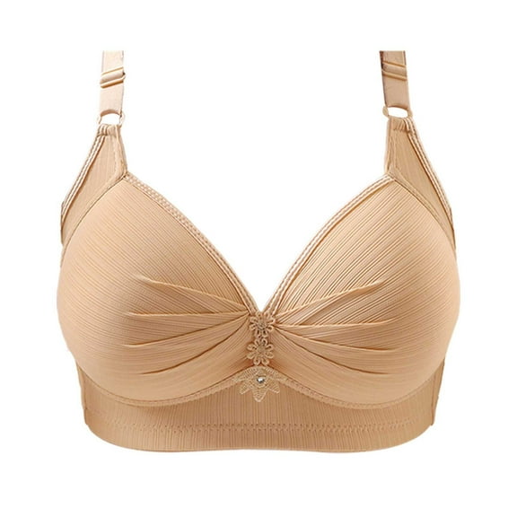 ZHENHONG Bras for Women Seamless Lace Wireless Comfort No Underwire Bras Everyday Adjustable Wire Breathable Bra Wireless Bras for Women