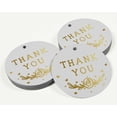 thumbnail image 3 of Inkdotpot Pack Of 100 Real Gold Foil Paper Tags Thank You Bridal Shower-Baby Shower-Retirement-Wedding-Birthday Favor Hang Tags, 3 of 7