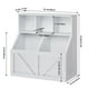 thumbnail image 2 of QinaQin Librero organizador infantil para juguetes y libros, mueble blanco para toddler, guardería o cuarto de juegos, ideal para mantener ordenado el espacio, 2 of 9