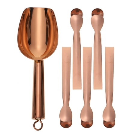 

1 set of Stainless Steel Ice Shovel Serving Food Tongs Restaurant Kitchen Tongs