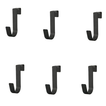 Naisfei 6 Packs Thickened Door Hangers Hooks,Over The Door Hooks with Rubber Prevent Scratches Heavy Duty Organizer Hooks for Bedroom, Living Room, Bathroom, Kitchen