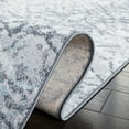thumbnail image 5 of SAFAVIEH Toscana Evette Abstract Polyester Area Rug, Grey/Ivory, 5'3" x 7'6", 5 of 8