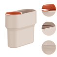 thumbnail image 6 of TISHITA Trash Can with Detachable Garbage Can Bucket Waste Basket Easy Waste Sorting Wastebasket for Table Entryway Bathroom Beige, 6 of 8
