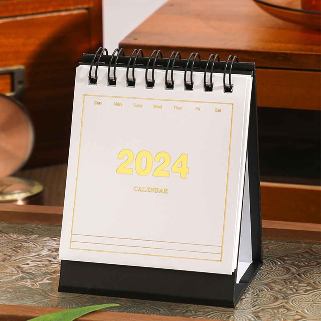 Xihbxyly Ofertas Relámpago Del Día Prime Solo Hoy Calendario de Escritorio 2024 En 2024 con La Fecha de Escuela, Oficina y Familia, Calendario de Escritorio En Inglés, Decoración de Escritorio Offici