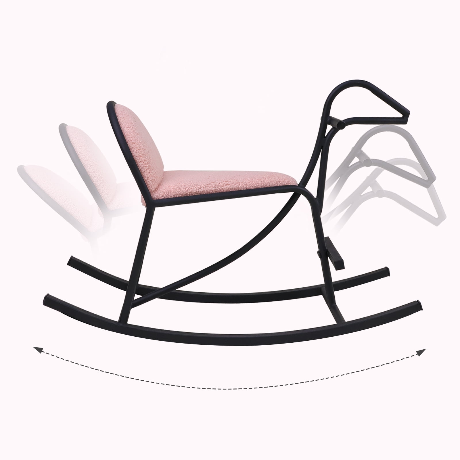 Walsport Rocking Horse for Kids,Outdoor & Indoor Balance Rocking Horse,Ride on Rocking Horse for Girls Boys