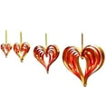 thumbnail image 1 of Boc 1 Set Heart Pendant Romantic Heart Shape Paper Valentines Day Hanging Ornament for Holiday, 1 of 10