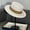 White, variant on Hot Sales Under $5 Khaki West Wide Brim Cap for Men Women GIJNRIUIUA Sun Hat Pork Pie Boater Hat for Women Men Summer Wide Brim Panama Hat Visor Hats