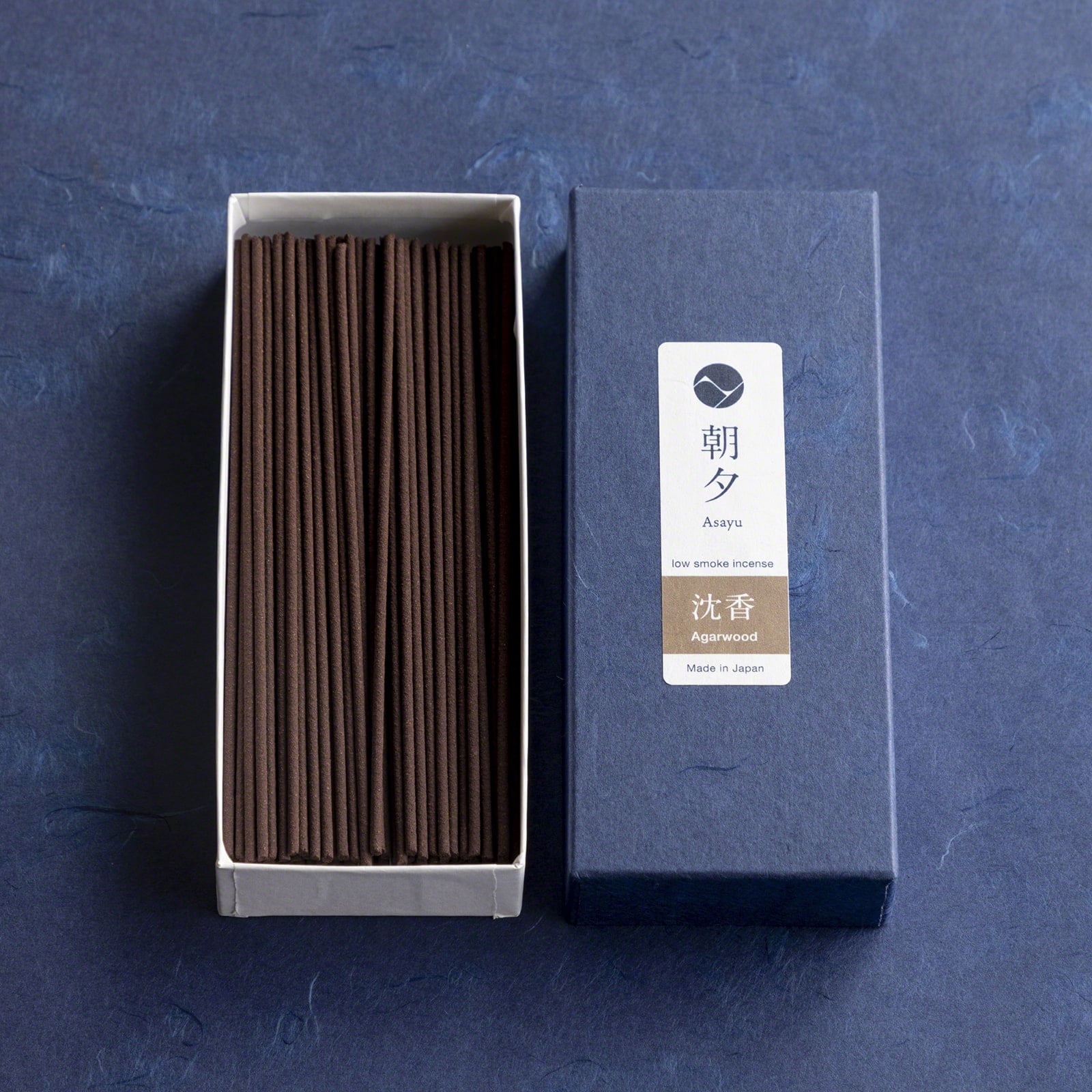 Asayu Japan Low Smoke Incense Sticks Agarwood Scent Made in Japan Quality 1.41oz