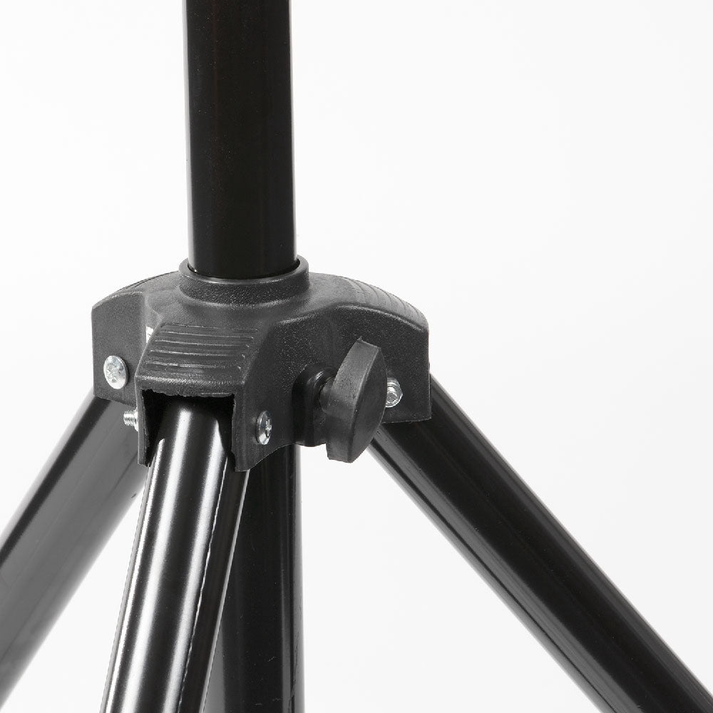 Titan Fitness Tripod Timer Stand for 2-Sided Gym Timer W/ Remote Adjusts 2.5 - 6.5-feet Black