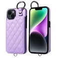 thumbnail image 1 of iPhone 14 Case ,Card Slots Leather Wrist Strap Phone Cover for iPhone 14, 1 of 5