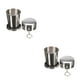 thumbnail image 1 of Cateissary Frascos de agua de acero inoxidable duraderos taza de café de viaje taza portátil agua café al aire libre vaso de té botella plegable Type4 NO4 Cateissary CBP080074, 1 of 5