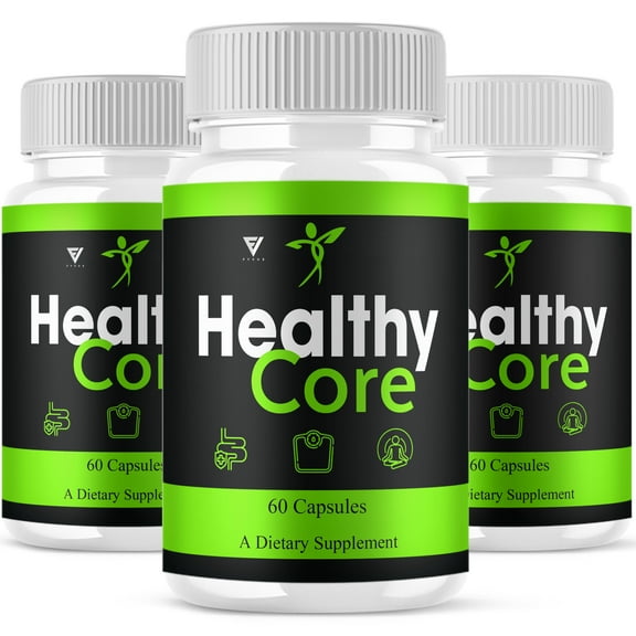 (3 Pack) Healthy Core Maximum Strength Daily Health Pills, HealthyCore Advanced Overall Wellness Support Supplement (180 Capsules)