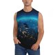 thumbnail image 1 of Fotbe Planet Earth Men's Camiseta sin Mangas Estampada para Hombres, Playera Casual para Gimnasio, Entrenamiento, Playa-3X-Large, 1 of 7